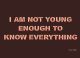 Not Young Enough Oscar Wilde Quote Postcard