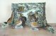 We Three Hares Freestanding advent calendar by Angela Harding