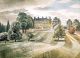 Eric Ravilious ‘Buscot Park’ Greetings Card