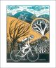 All the way up
Linocut by Diana Croft