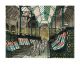 Covent Garden c 1967 linocut - Edward Bawden Art Greeting Card