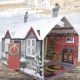 Christmas Cottage Decoration Card – Cartref