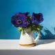 Purple Anemones in a Stoneware Jug by Linda Alexander ROI