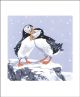 Snowy Puffins by Lizzie Perkins

 