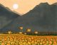 Marigold Mountain GREETING CARD BY PHIL GREENWOOD