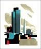 Tower 42 and Shard
linocut by Paul Catherall