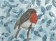 Robin Redbreast - etching/aquatint by Jane Peart