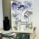 Happy Birthday, Agapanthus Card By Amanda Ross