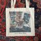 Provisions tote bag by Lucy Almey Bird Art